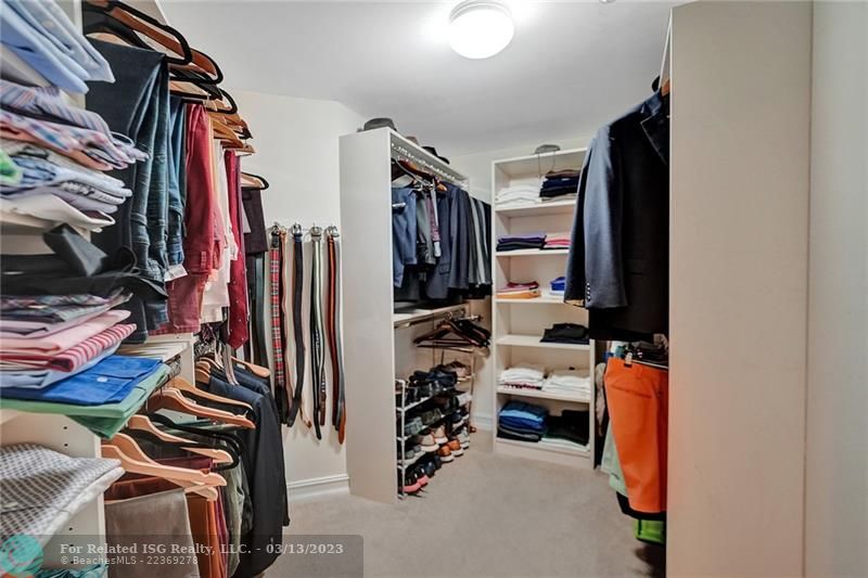 MBR has 2 Walk-In Fitted Closets
