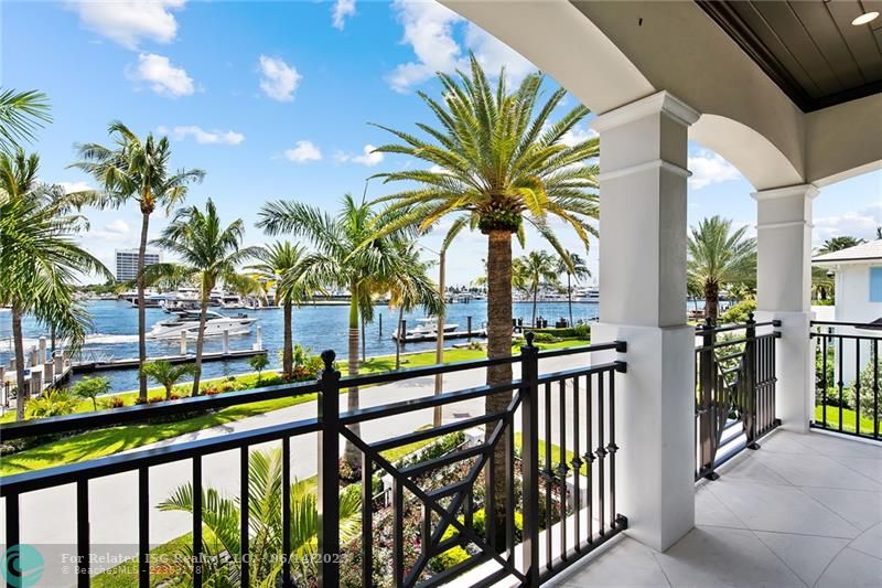 Intracoastal views from the second story balcony!