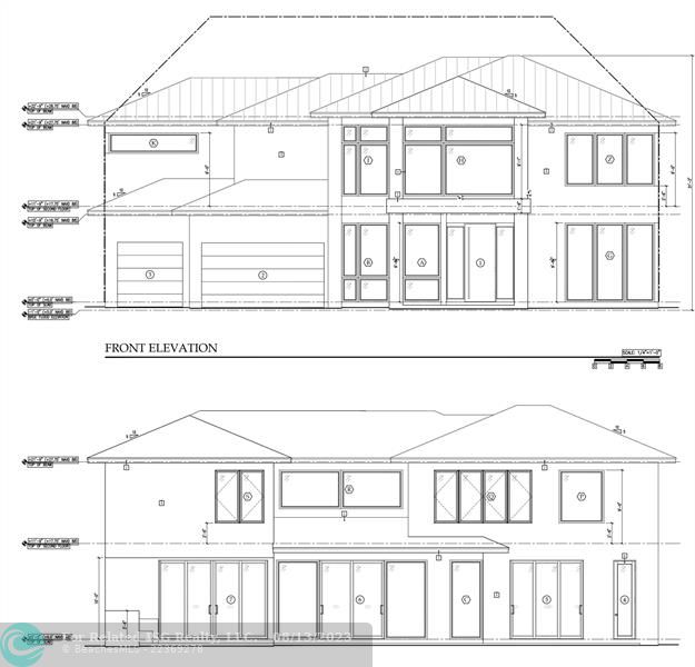 Front Elevation And Rear Elevation
