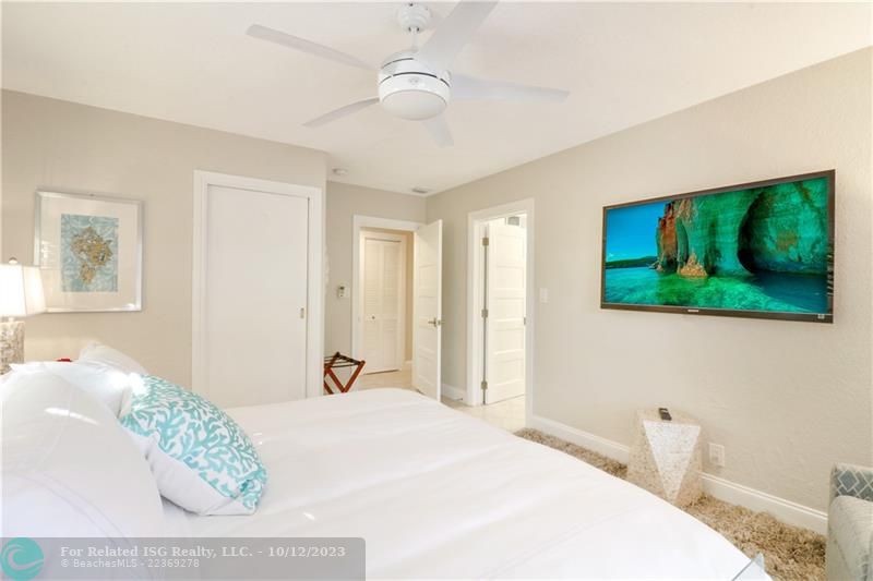 Master suite features a King bed, walk-in closet, and large en suite.
