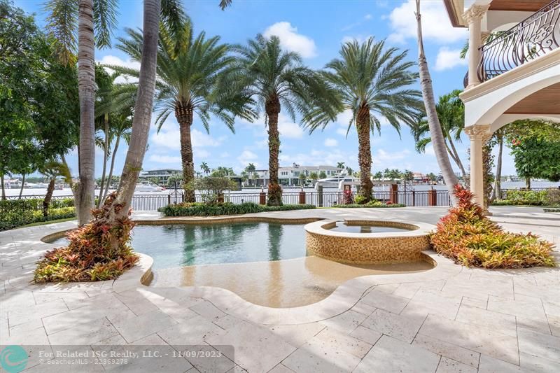 Exceptional wide water views allow for the ultimate in spectacular views and privacy.