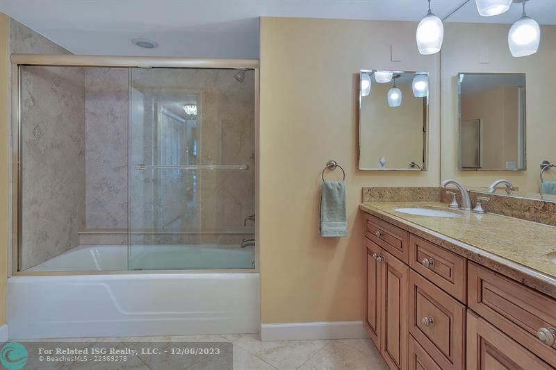 Master Bathroom Tub/Shower Combination