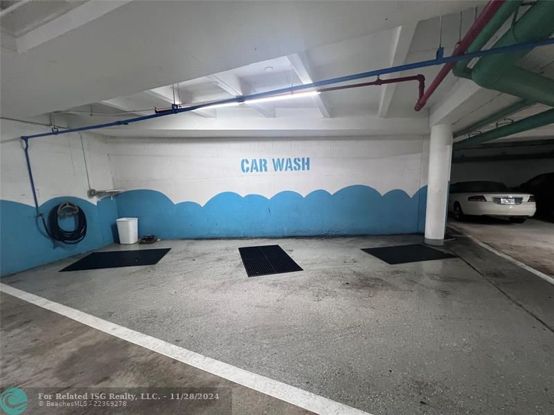 Carwash area