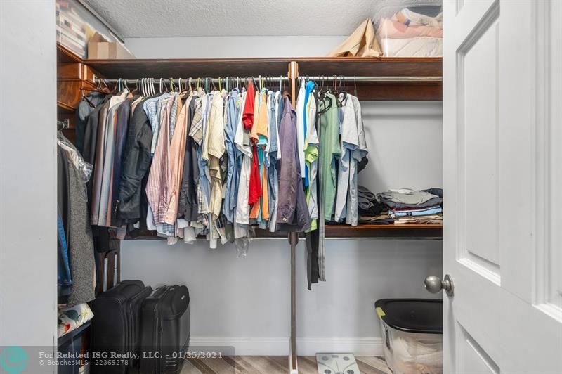 Two Closet Areas