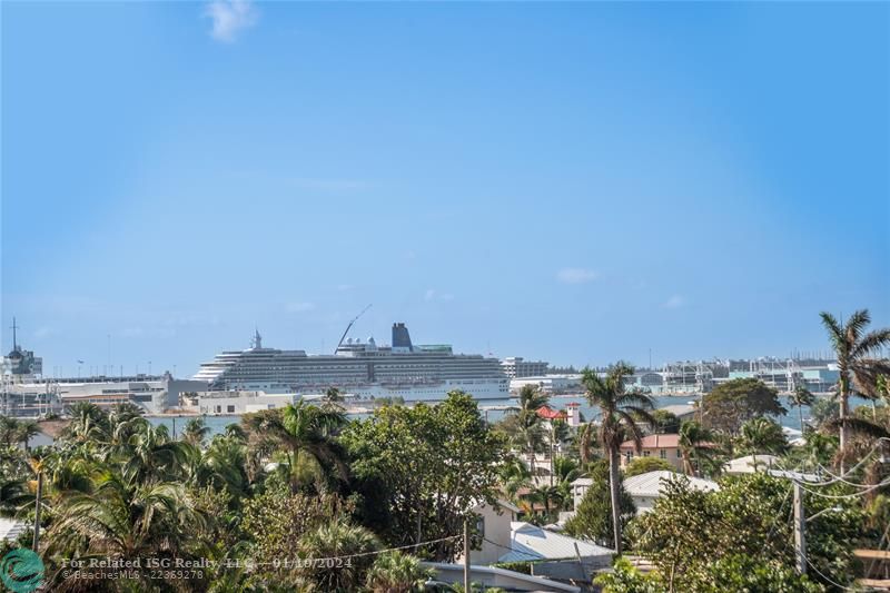 Views of Downtown Fort Lauderdale and the Port.