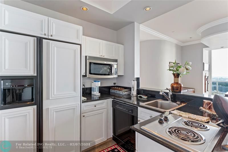 kitchen in guest wing