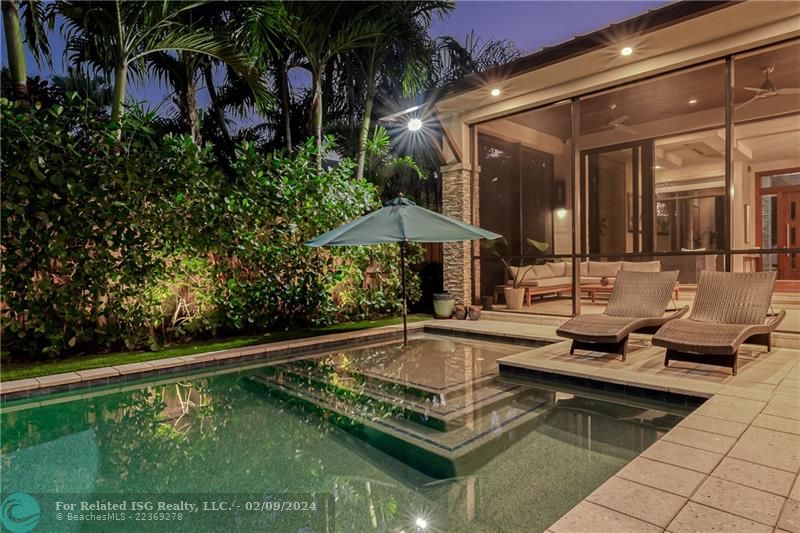 Front of HoFully appointed Luxury Vacation Home with Heated Pool in upscale Downtown Neighborhood walking distance to restaurants, pubs, shops & nightlife on Las Olas Blvd.e