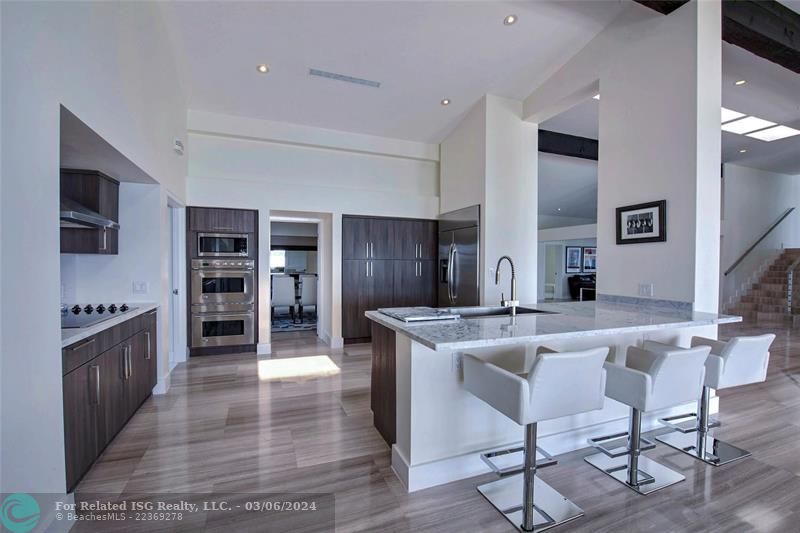 Looking back towards Dining Room through the doors