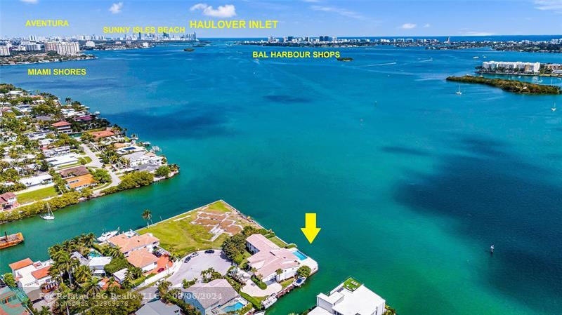 Property proximity to Haulover Inlet