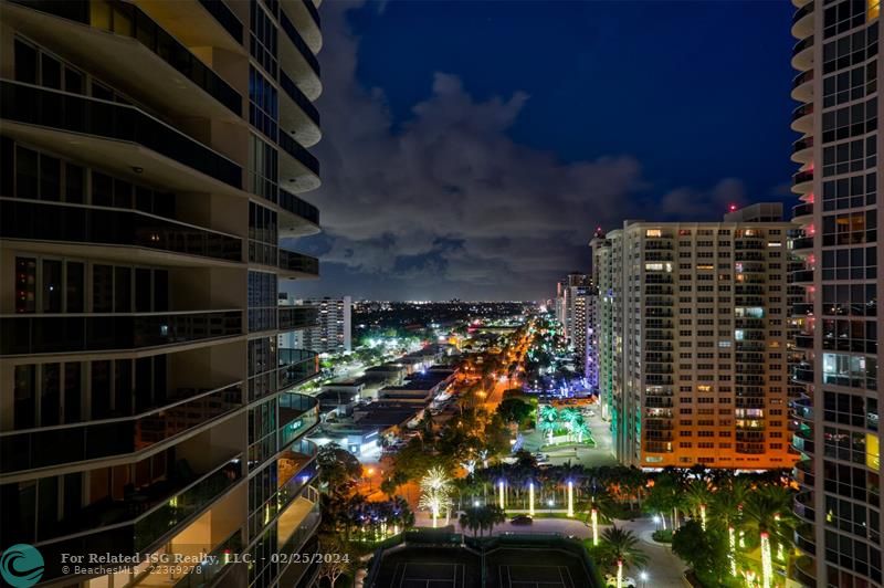 nighttime view