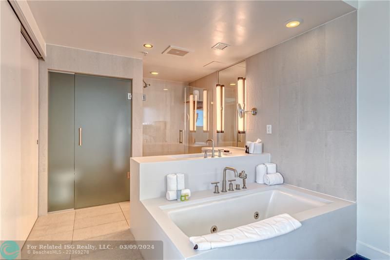 Jacuzzi tub and shower