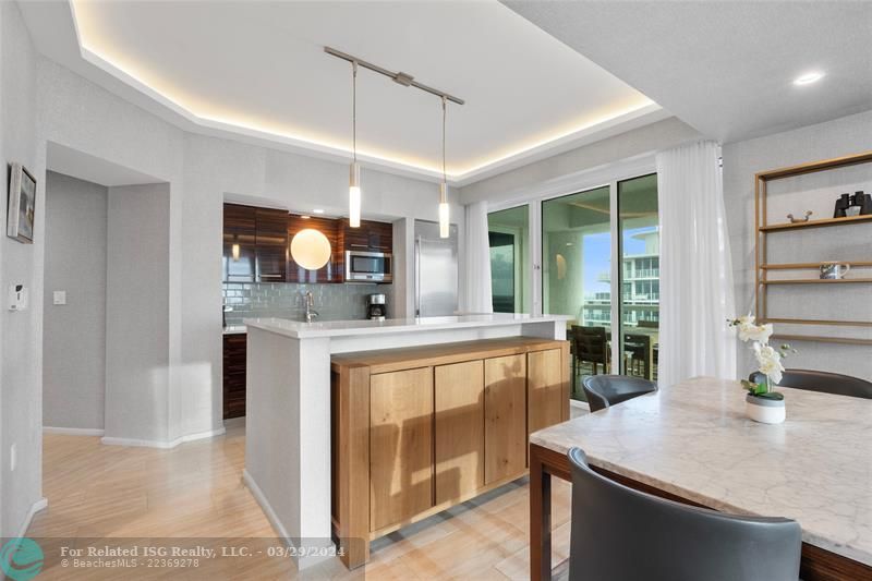 Kitchen with full size oven