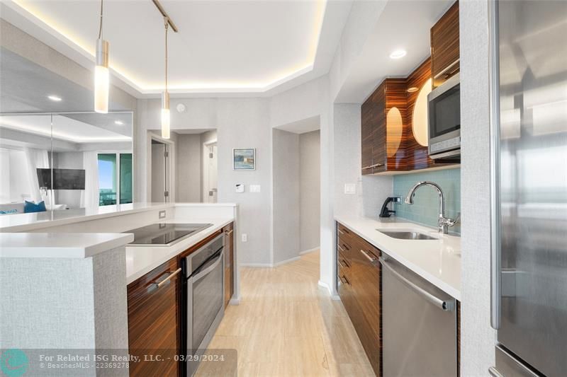 Kitchen with full size oven