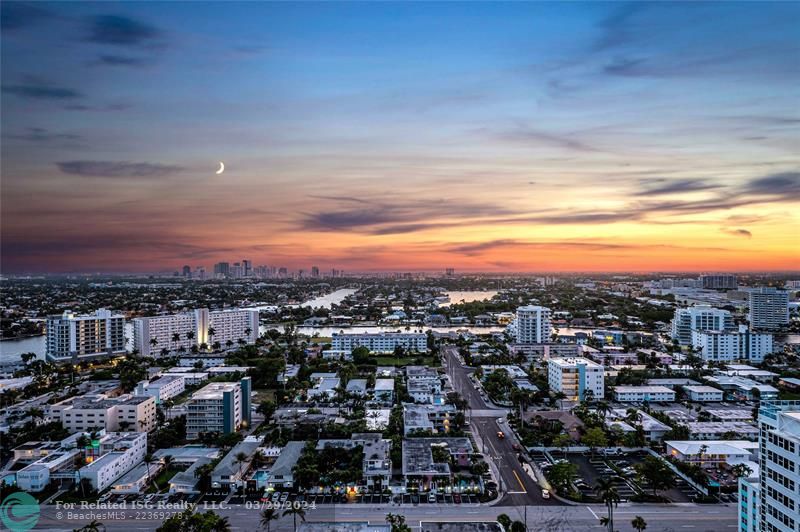 Southwest Terrace has Intracoastal & City Views