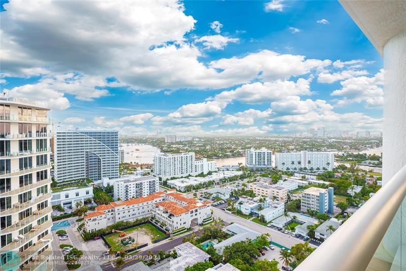 Southwest Terrace has Intracoastal & City Views