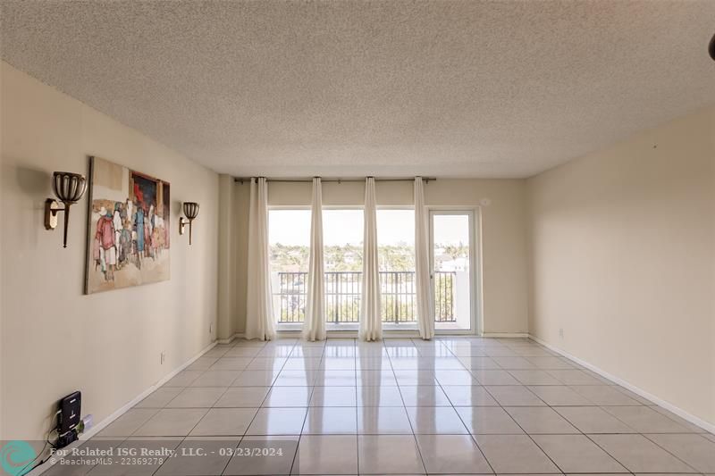 Huge living room and dining area