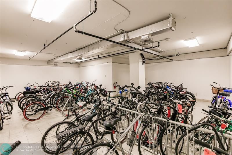 Bicycle storage room