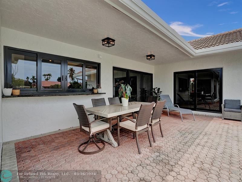 Paver patio and pool