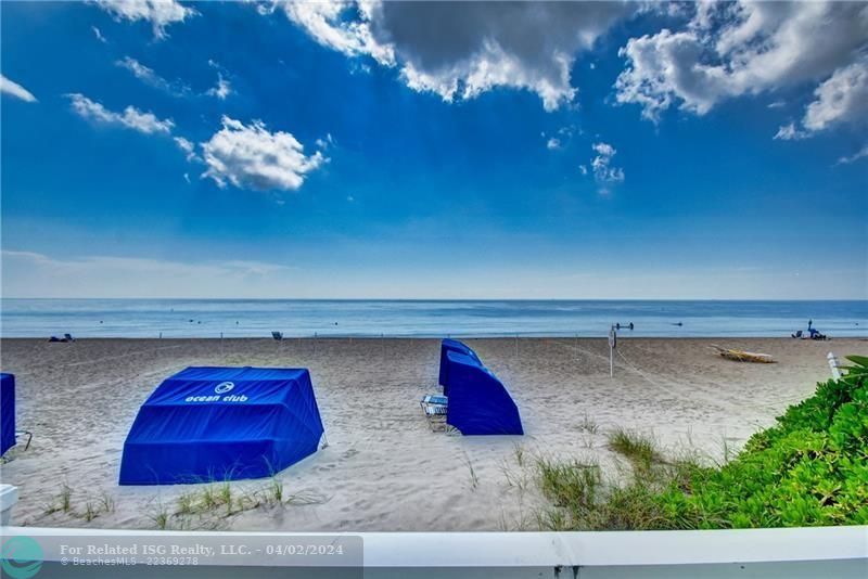 Ocean Club Beach and Cabanas