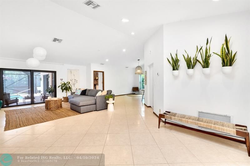 FOYER WITH IMPACT RATED SKYLIGHTS