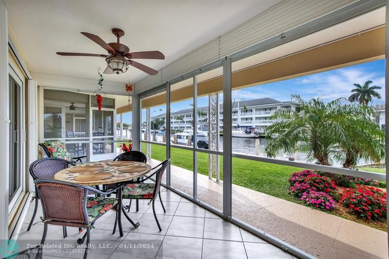 Front Screened Porch with exceptional views