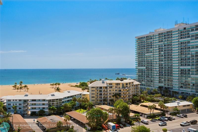 Direct ocean views from your balcony.