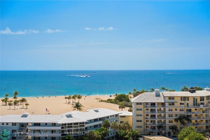 Direct ocean views from your balcony.