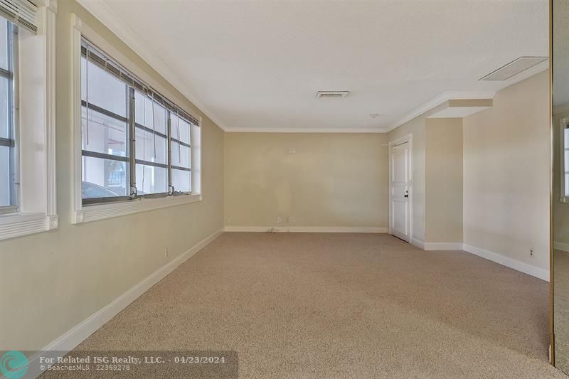 Dining & Living Room from Kitchen Entrance