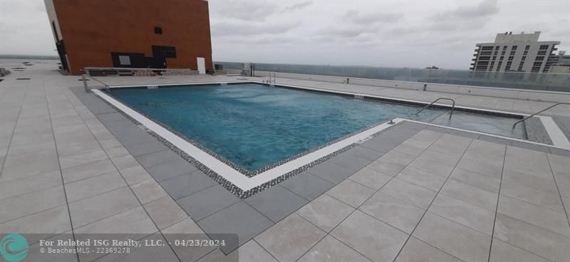 Brand New Roof Top Pool Deck