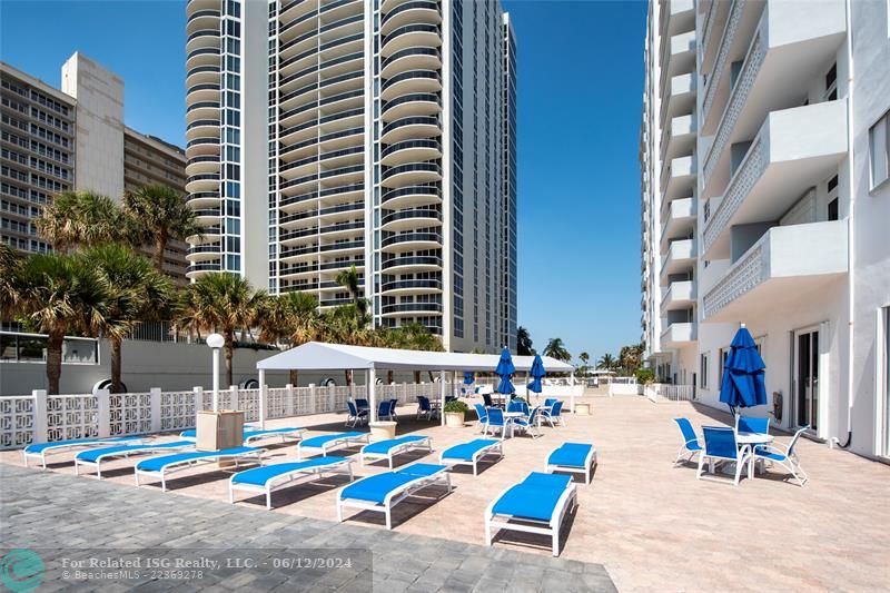 community room off Pool Deck and the Private Beach and barbeque/game area