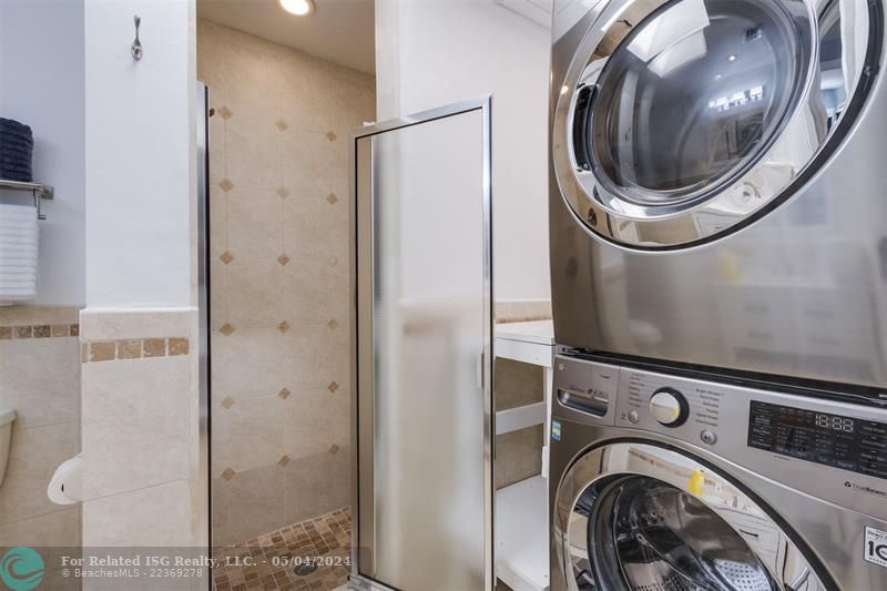 Top Floor Guest Bathroom with Laundry