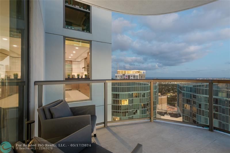 Balcony view from main area