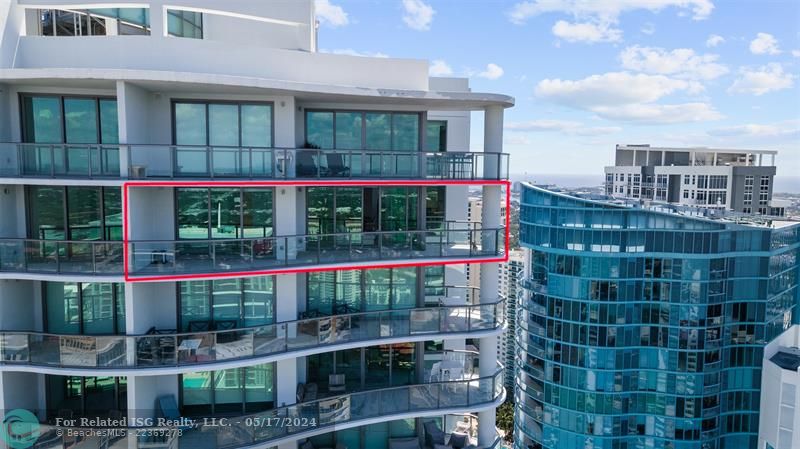 Balcony view from main area