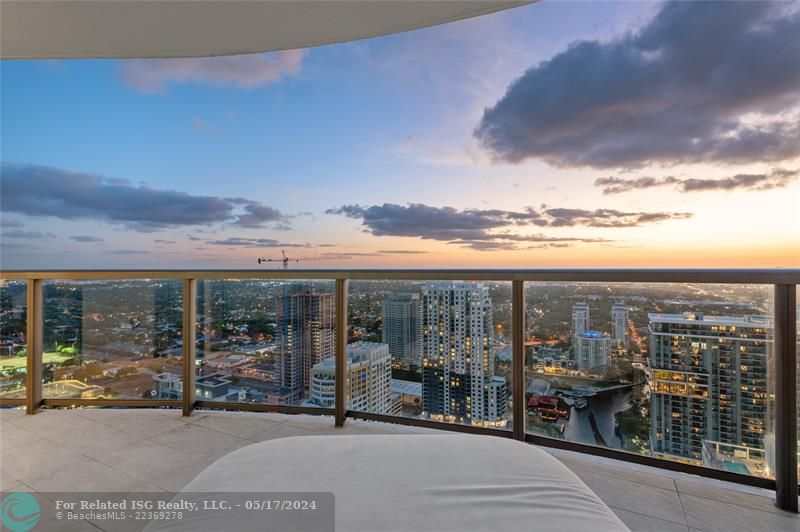 Balcony view from main area