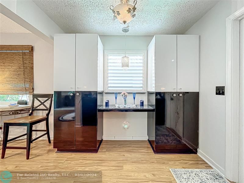 KITCHEN WITH BUILD IN PANTRY AREA