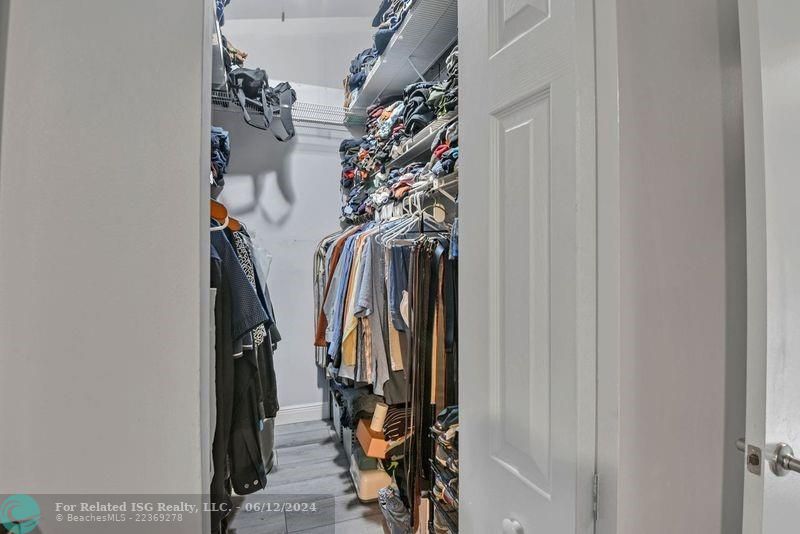 Primary Walk in Closet