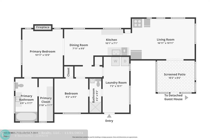 Main House Floor Plan