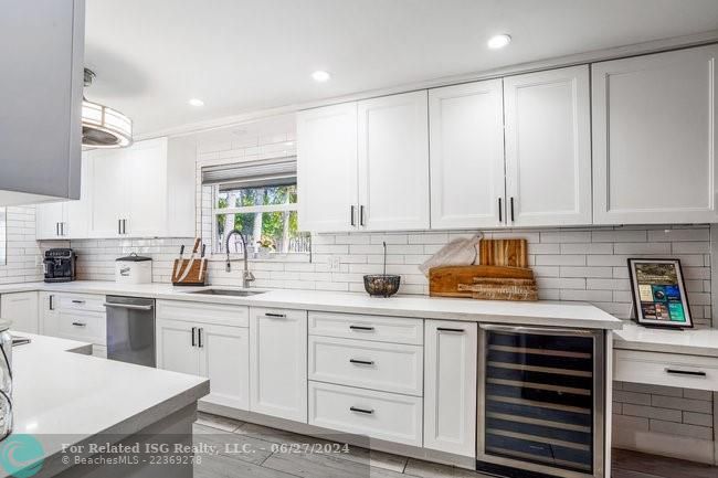 Large galley kitchen