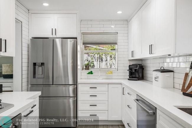 Large galley kitchen