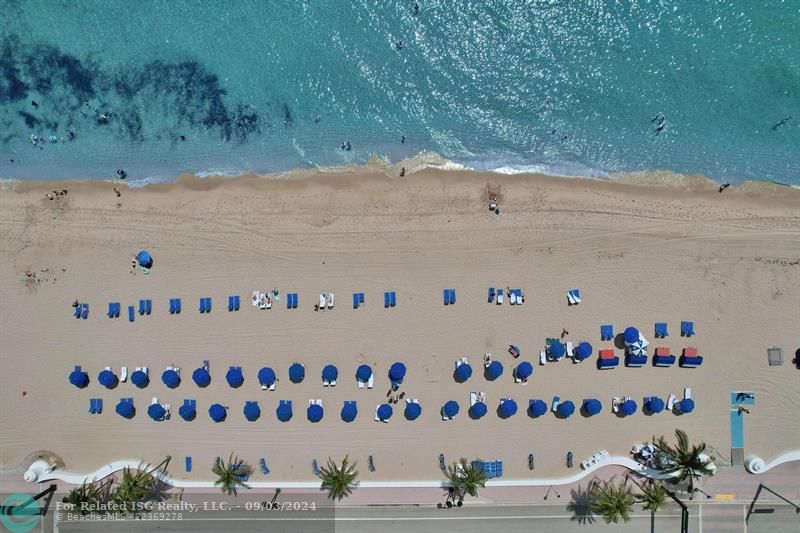 Beach Service for all Tiffany House guests.