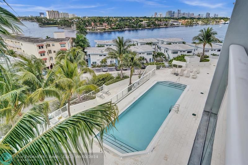 2nd Quiet Pool Area- both pools have views