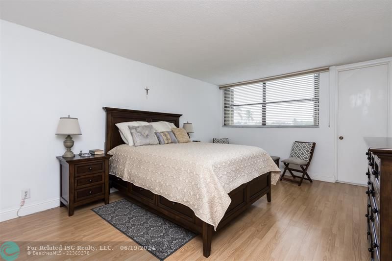 Master Bedroom has access to the Balcony.