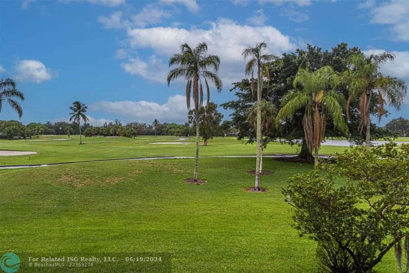 Wide Views from your Balcony of Golf Course and Lake