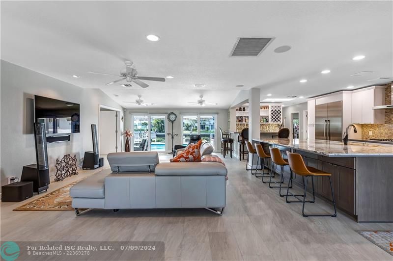 Tile Floors, Vaulted Ceilings