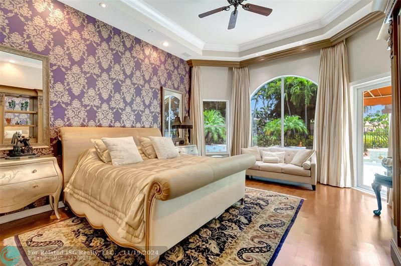 The Master Bedroom (1st F) is a Sanctuary of Spacious Elegance