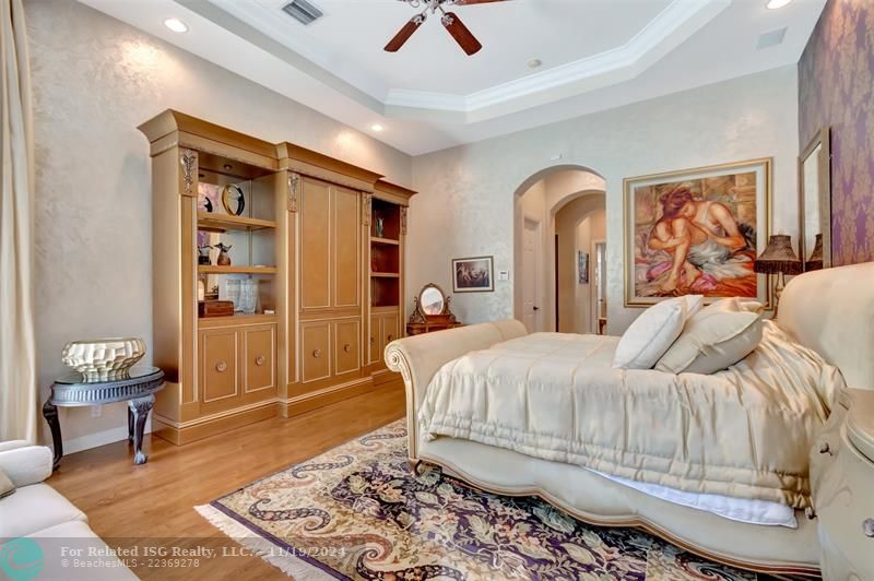 Master Bedroom on 1st Fl Offers High-End Finishes & Attention to detail!