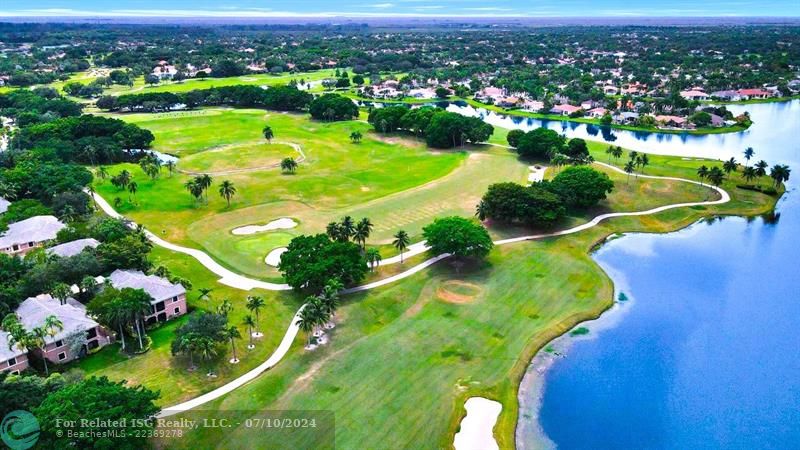 Steps to the tour course of Weston Hills Country Club.