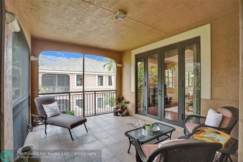 Direct access from master suite and family room to this terrific outdoor oasis.