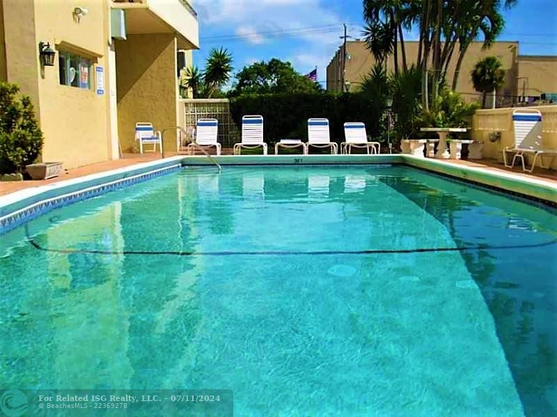 Oversized east facing Swimming Pool