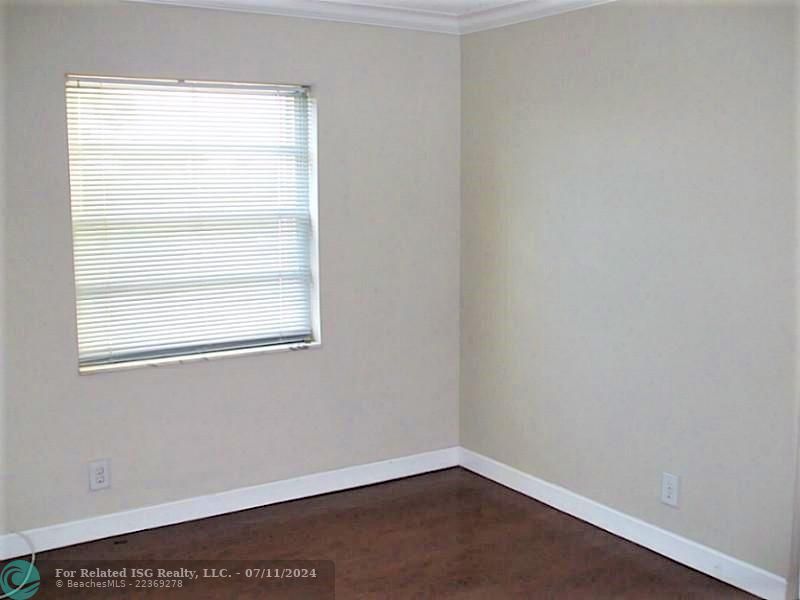 West facing second Bedroom just off the Foyer.